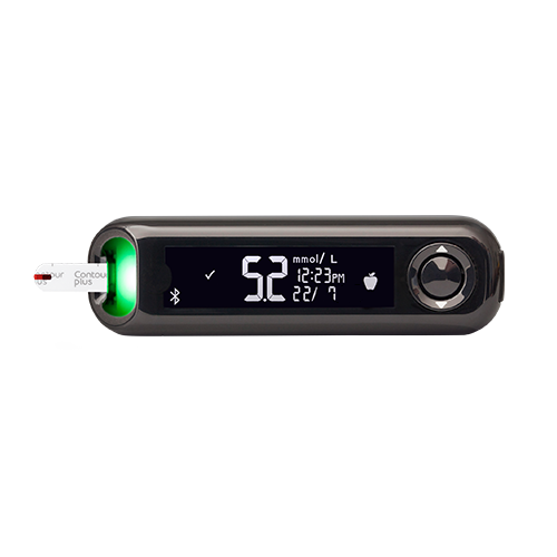 The CONTOUR PLUS ONE blood glucose meter