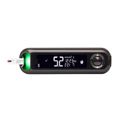 The CONTOUR PLUS ONE blood glucose meter